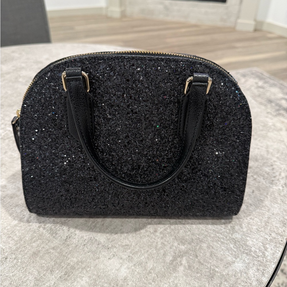 Kate Spade Black Sparkle Reiley Bag - Picture 2 of 8